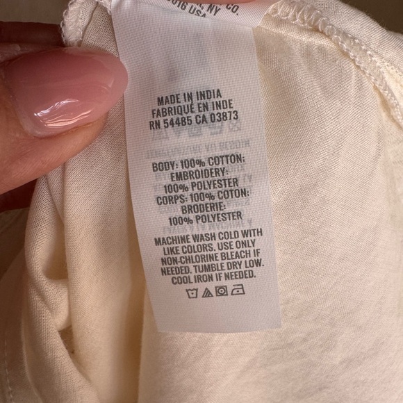 Aerie Cream Lace Detail Dress - Picture 11 of 11
